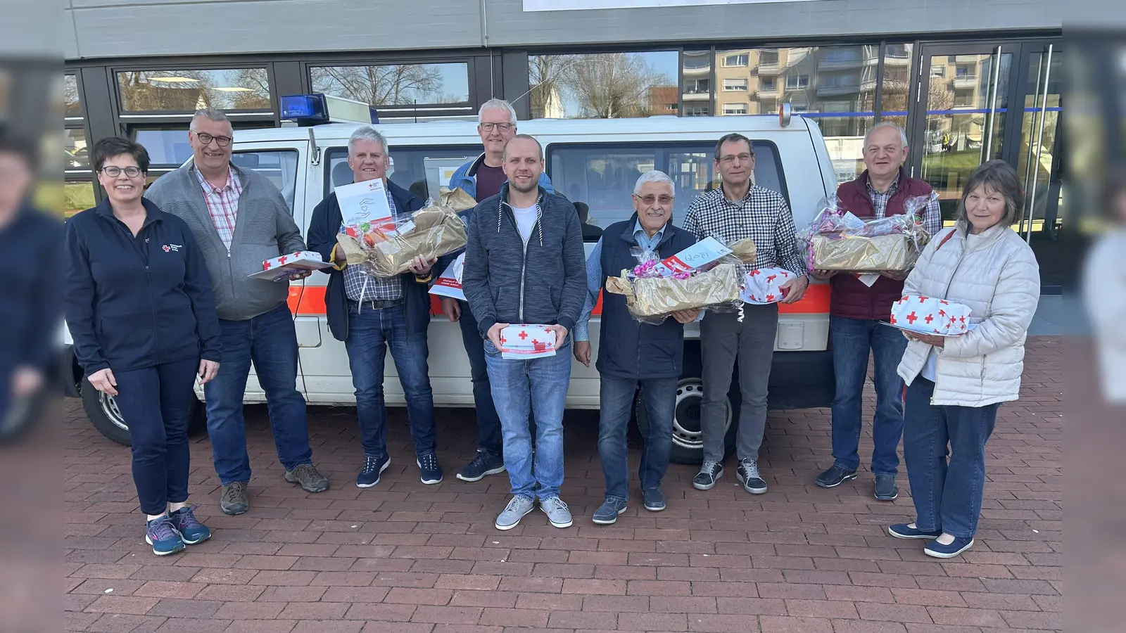 V.l.: Annemarie Papenkordt, Rüdiger Borchert, Günter Kohaupt, Volker Schweins, Waldemar Friesen, Gerhard Lasch, Kurt Wagemann, Gerhard De Buhr und Ingrid Sinemus. (Foto: privat)