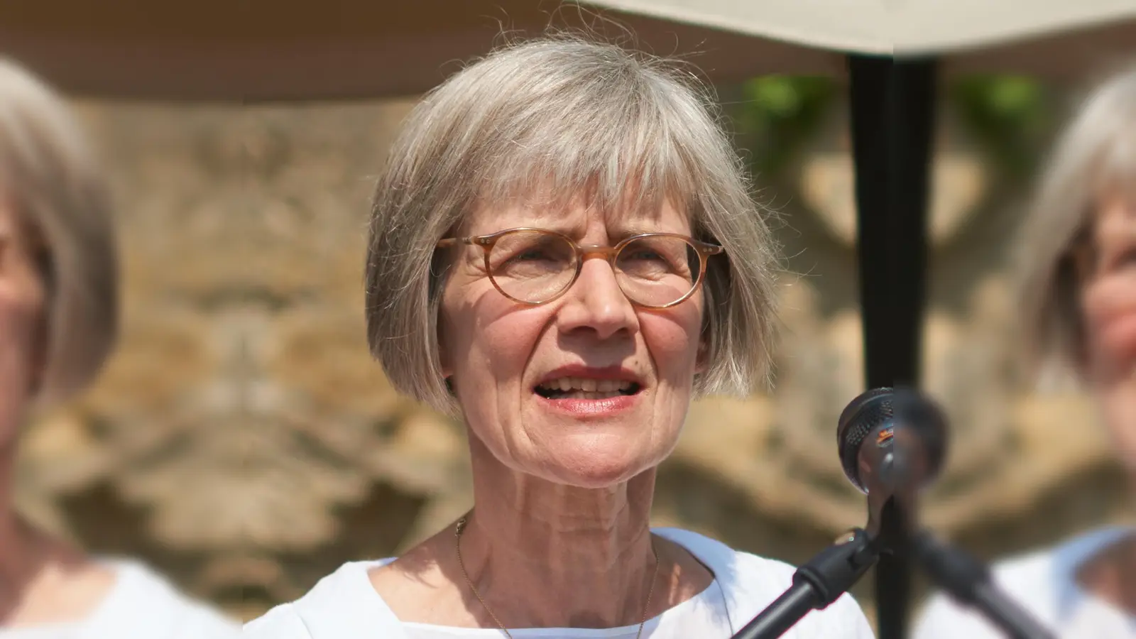 Pröpstin Katrin Wienold-Hocke, Evangelische Kirche Kurhessen-Waldeck: Den Wald als Teil der Schöpfung behüten. (Foto: Stefan Bönning)