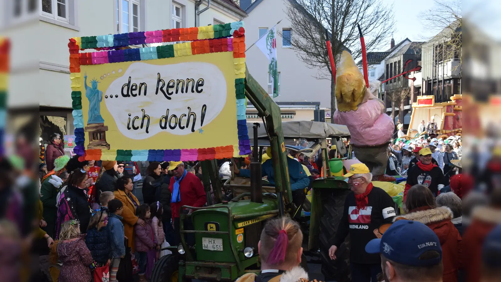 Auf Steinheims Straßen gings mal wieder besonders lustig zu. (Foto: Marc Otto)