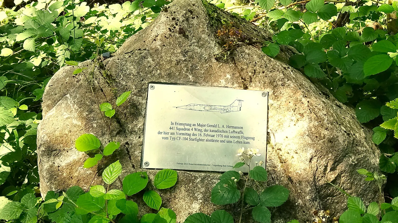 Gedenkstein am Eggekamm. (Foto: Doris Dietrich)