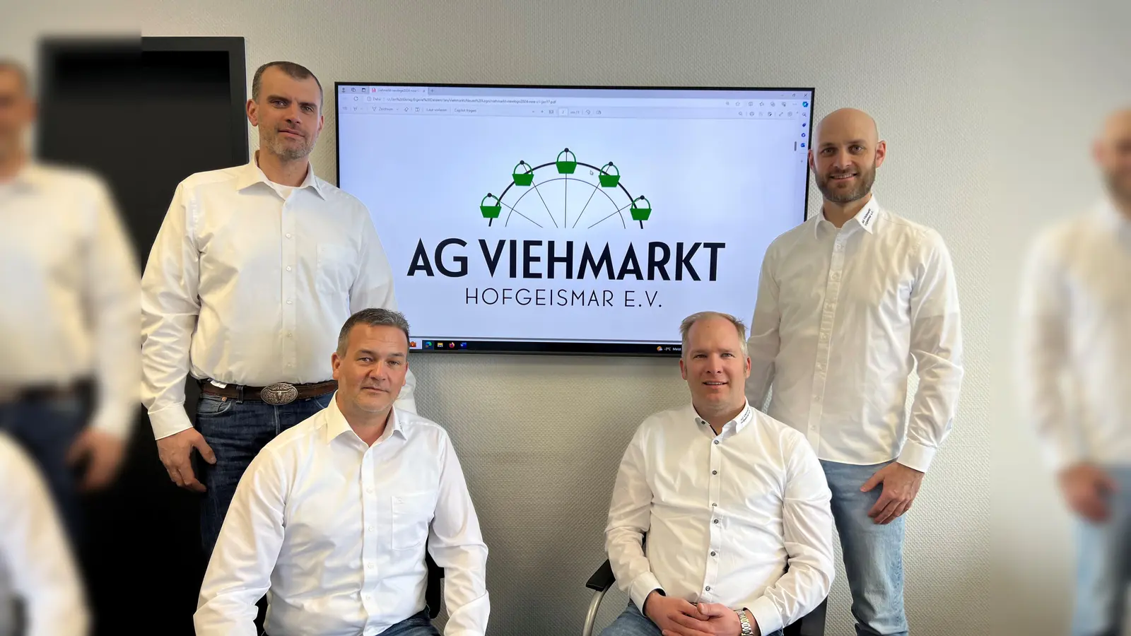 (v.l.) Michael Reiter, Holger Briel, René Kasprowicz und Jan Donig.  (Foto: Viehmarkt AG)