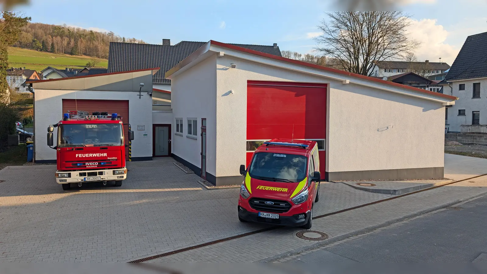 Das modernisierte Gerätehaus (Foto: Löschgruppe Ovenhausen)