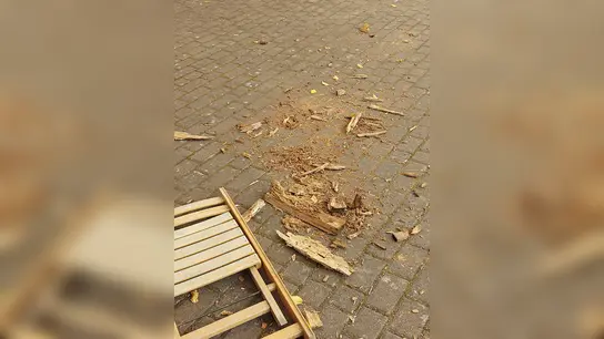 Schon wieder wurde auf der Freilichtbühne Burg Polle randaliert. (Foto: privat)