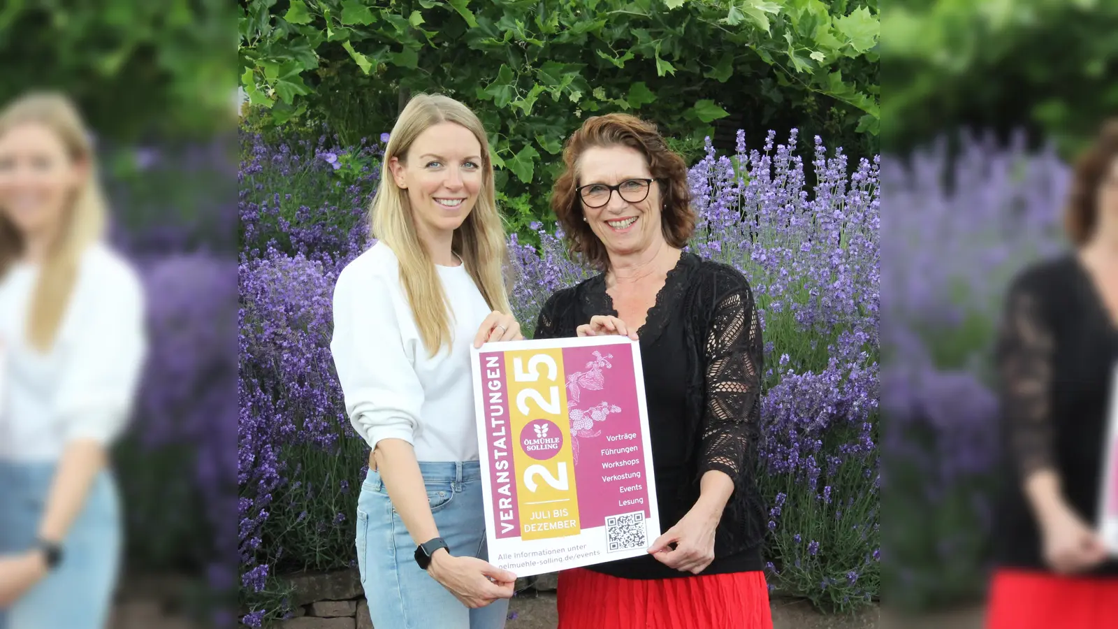 Die Organisatorinnen sind zeitgleich Referentinnen der Veranstaltungen: Ernährungsberaterin Tanja Baensch (links) und Ölexpertin Andrea Janzen. (Foto: Ölmühle Solling)