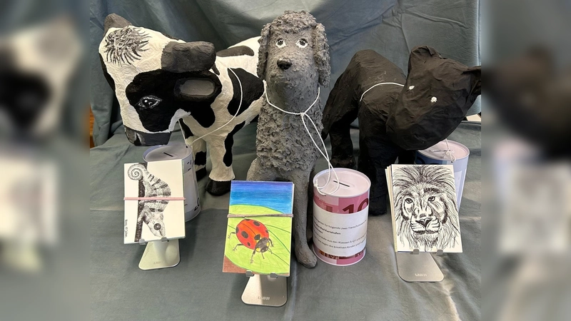 Mit dem diesjährigen Kunstprojekt des Gymnasiums Marianums unterstützen Schülerinnen und Schüler den Tierschutz. (Foto: Gymnasium Marianum)