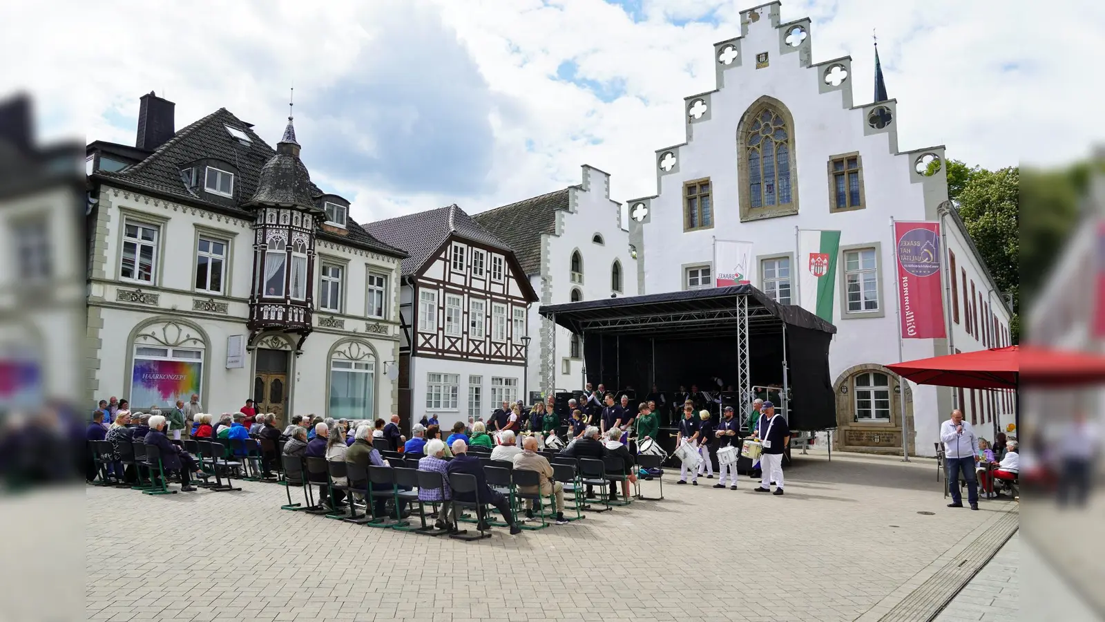 Das Kurkonzert auf dem Brakeler Marktplatz findet am 3. Mai statt.  (Foto: Stadt Brakel)