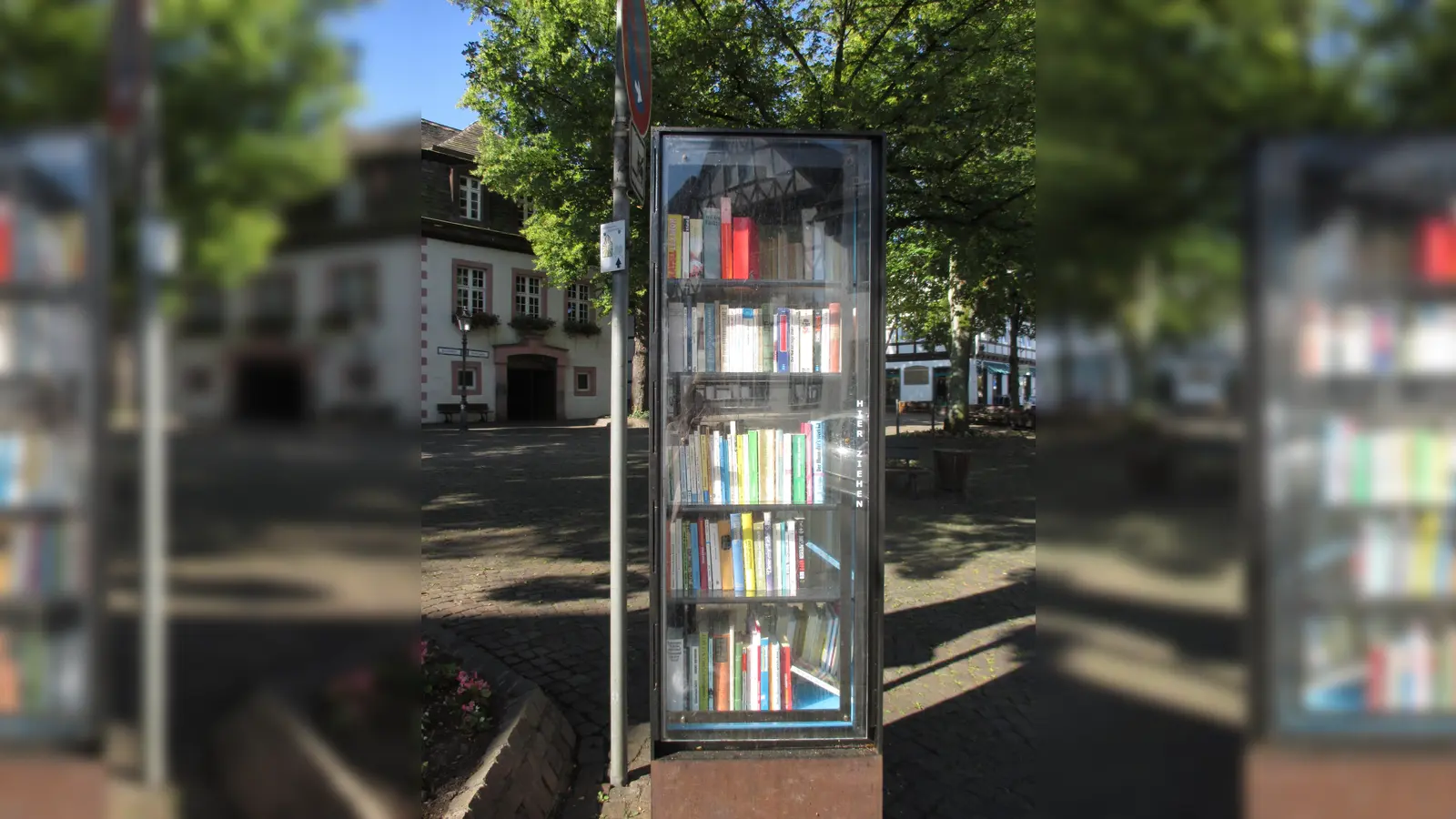 Auf den Bücherschrank müssen die Beverunger vorrübergend verzichten.  (Foto: Beverungen Marketing)