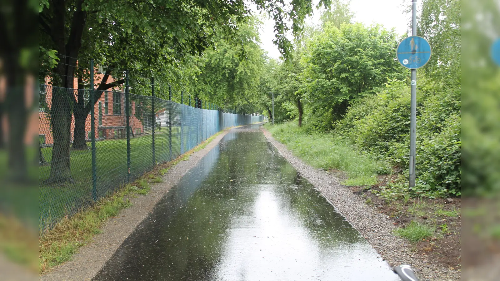 Der Fuß-und Radweg Kaserne-Bahndamm. (Foto: privat)