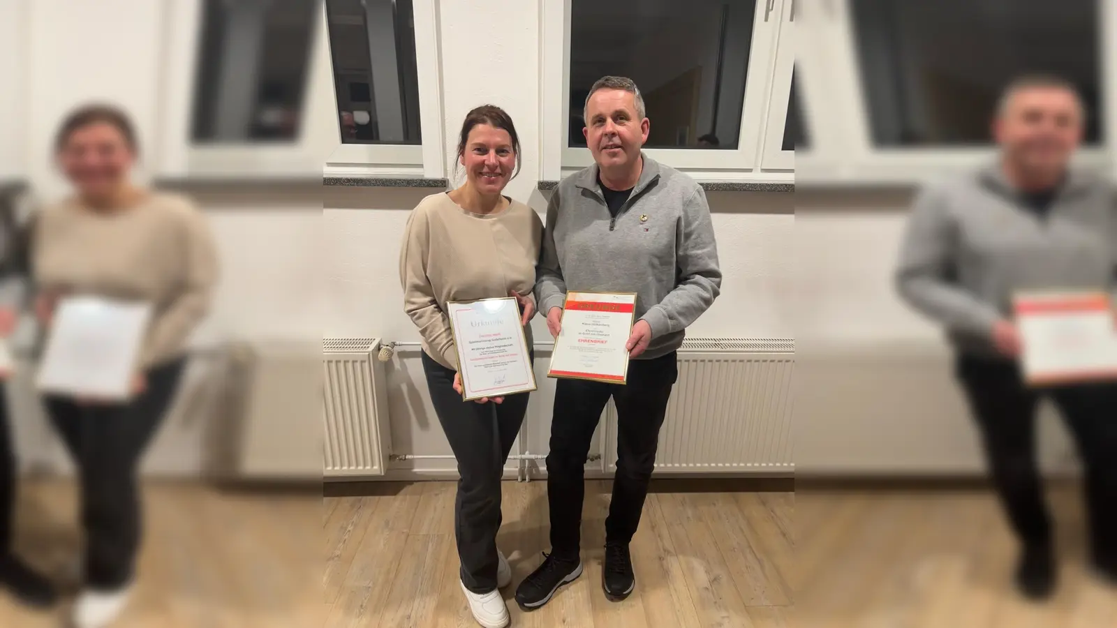 Mitglieder v.l.: Daniela Weiß und der zweite Vorsitzende Klaus Hülkenberg. (Foto: privat)