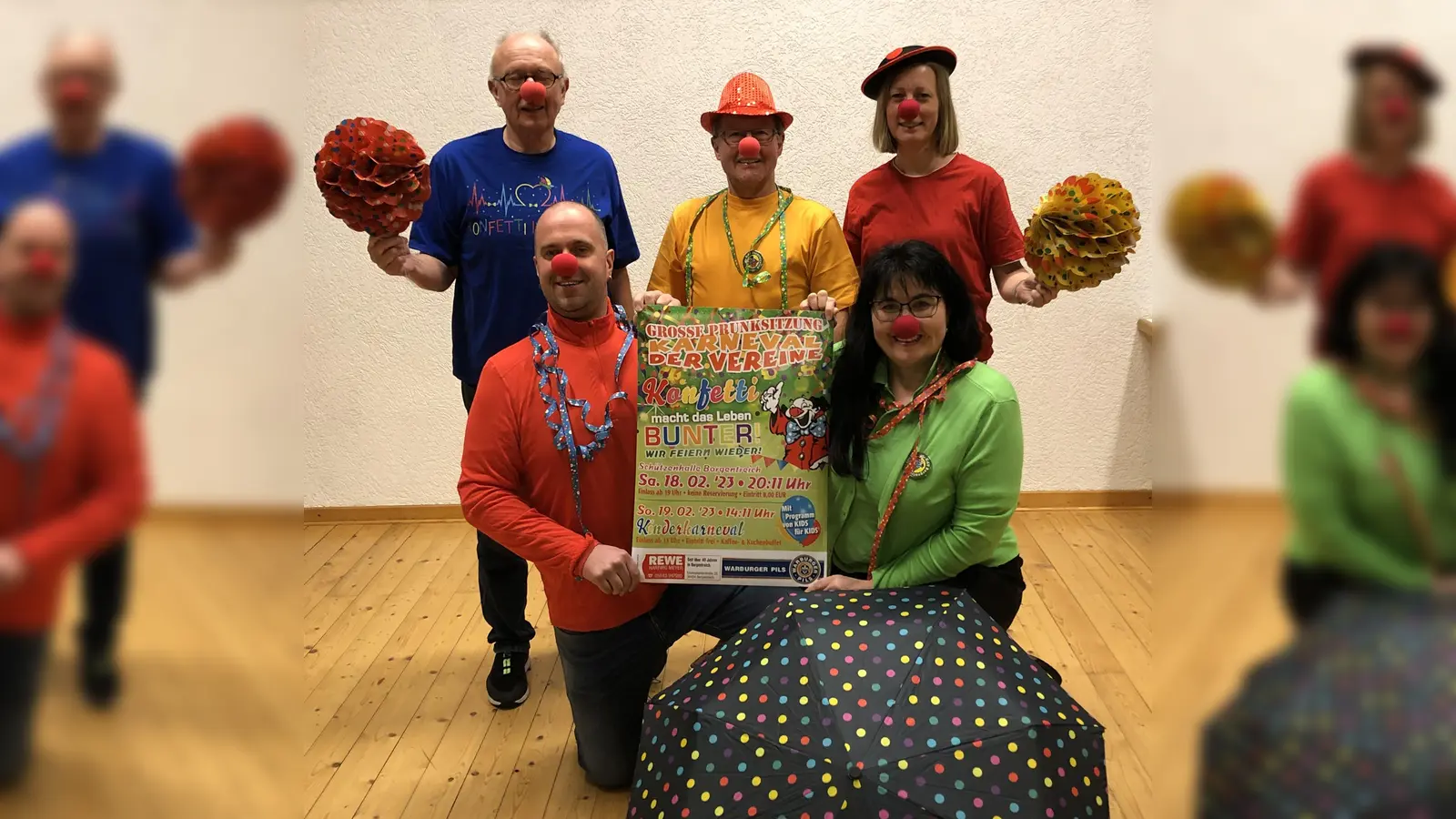 Das Orgateam Rudi Söthe, Vize Patrick Weber ,Werner Dürdoth, Olga Otto und Präsidentin Martina Stüve.<br> (Foto: privat)
