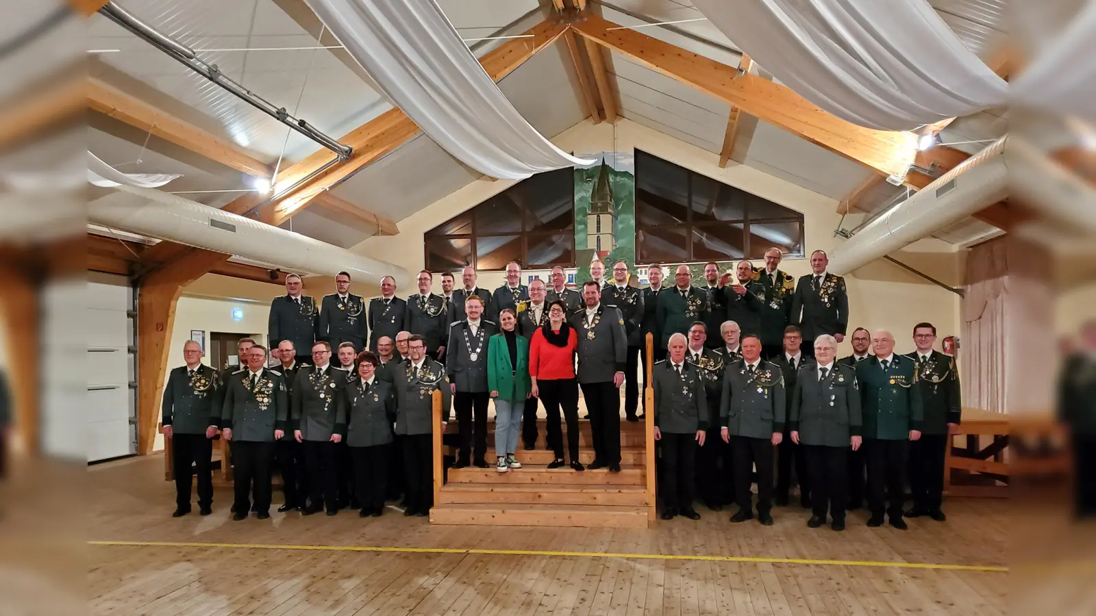 Mitglieder der Bürgerschützengilde, die den Verein ausmachen und für den Verein stehen. (Foto: privat)
