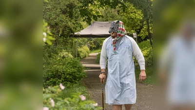 Der böse Wolf ist im Garten unterwegs. (Foto: Nils Anton Kürten)