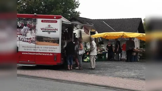 Der Wochenmarkt Klimperklein in Silberborn. (Foto: Foto: Silberborn Aktiv)