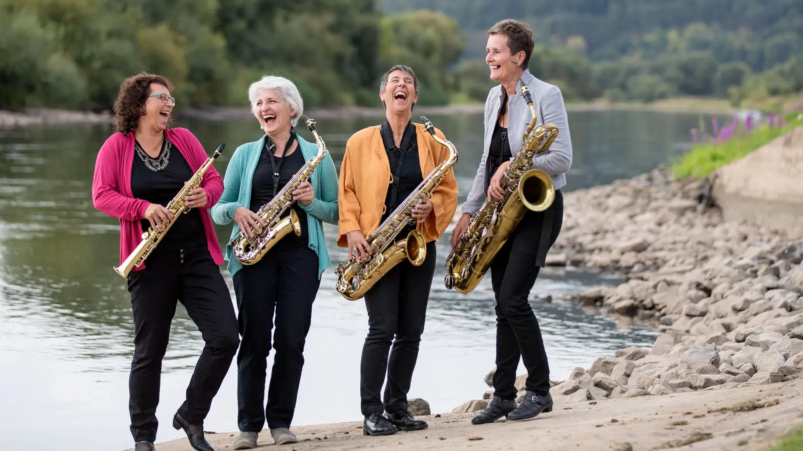 Frauen-Saxophon-Quartett LADIES GROOVE. (Foto: privat)