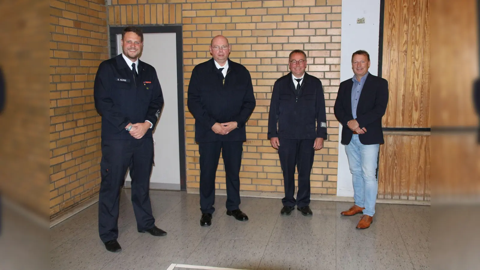 V.l.: Kevin Klinge, Thomas Stern, Eckhard Bornmann und Maik Mackewitz. (Foto: Foto: privat)