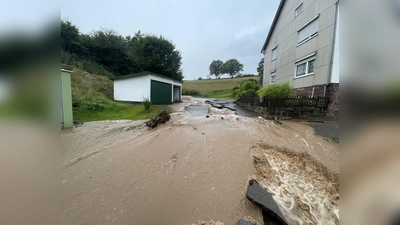 Beispielhaftes Starkregenereignis 2024 im Landkreis Holzminden (Lenne). (Foto: S. Wiegand, Lenne)