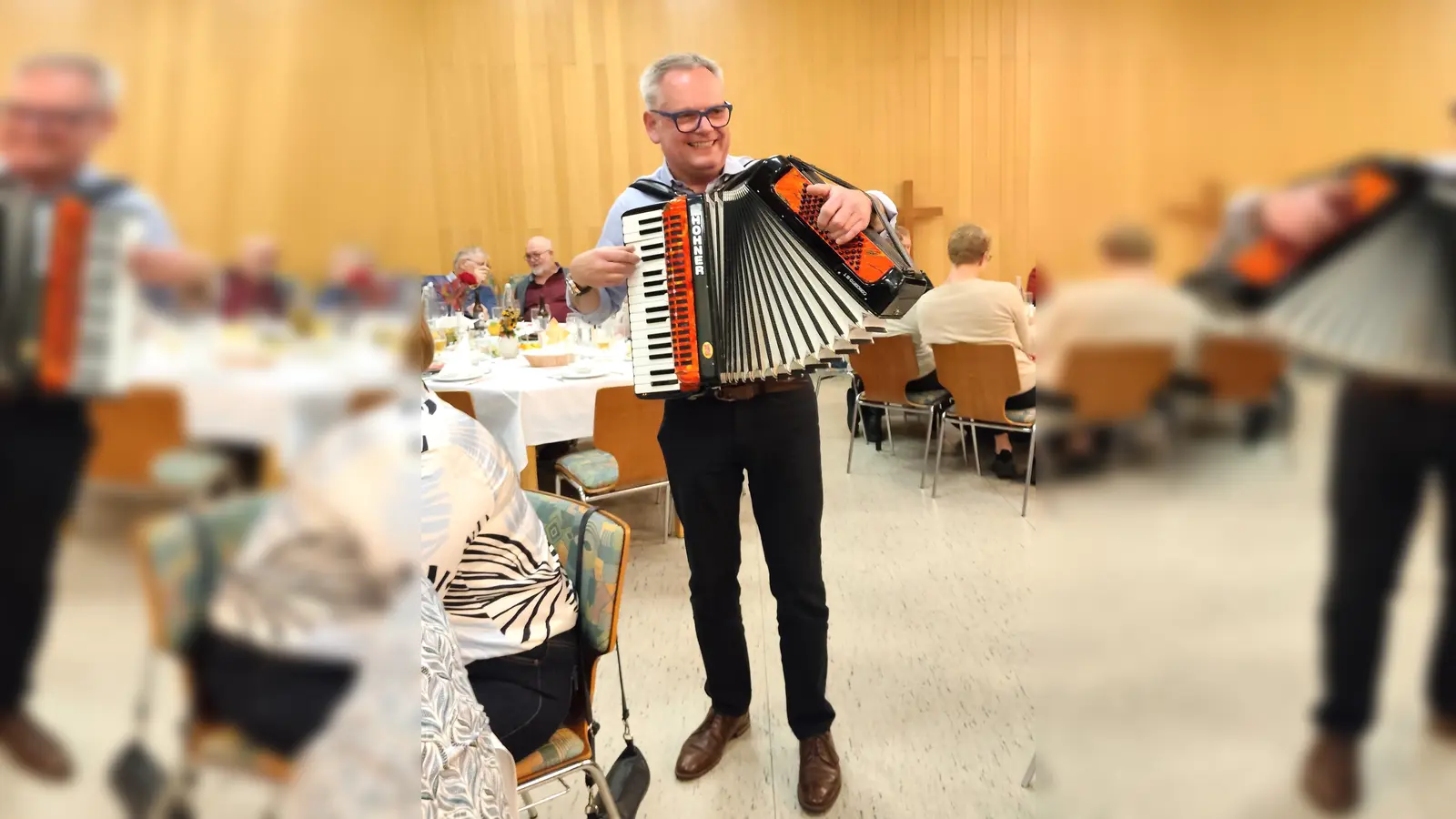 Bernd Rüthers sorgte für Stimmung.<br><br> (Foto: Doris Dietrich)