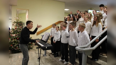 Der SMS-Chor in Aktion. (Foto: Michael Volmer, SGS)