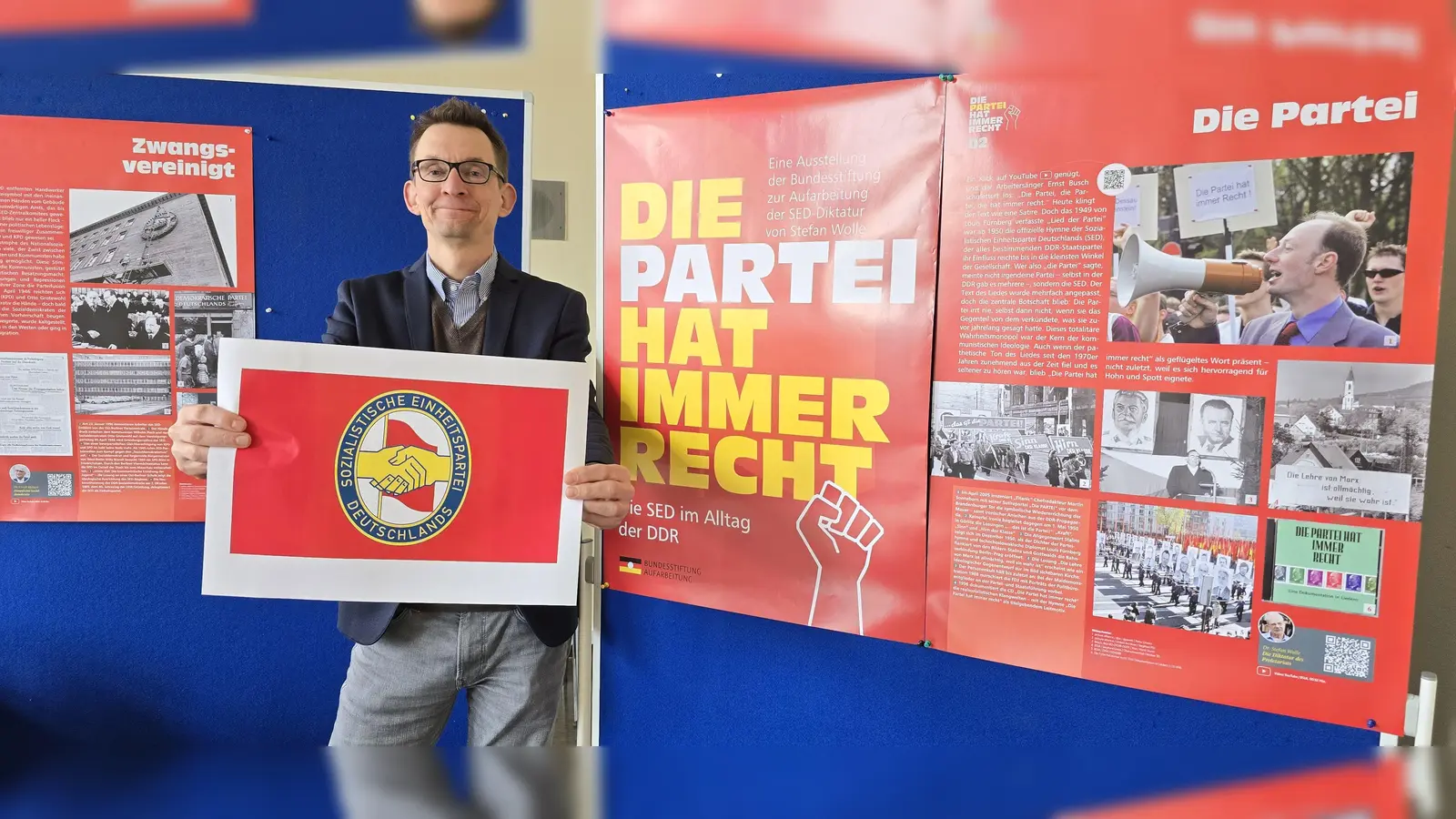 Blick in die DDR-Geschichte: VHS-Leiter Mario Hildebrandt lädt ein zur Ausstellung über die SED-Diktatur. (Foto: privat)