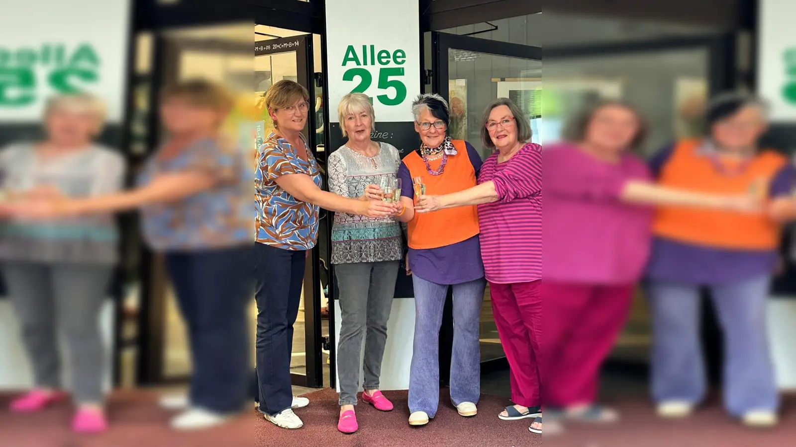 V.l.: Wiebke de Jong Posthumus, Gudrun Bergstein-Buchholz, Sabine Diedrich und Monika Schneider. (Foto: privat)
