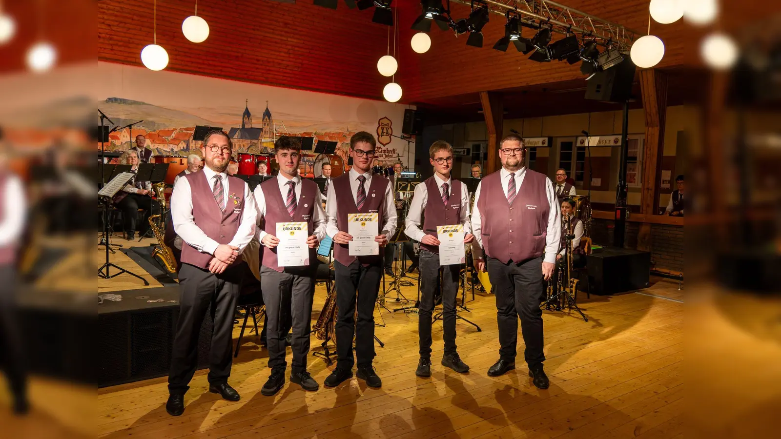 D1-Lehrgang (v.l.): Patrick Hoppe, Jannes Schäfers, Jonas Moers, Silas Moers, Niklas Neimeier. (Foto: privat)