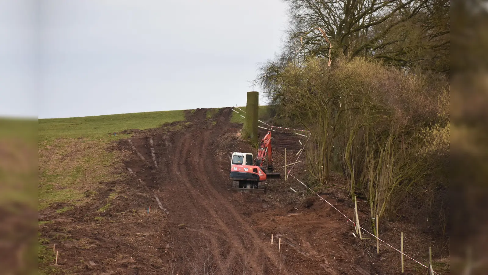 Die Bauarbeiten an der Brücke im Ilkstal begannen im Januar 2020. (Foto: Foto: Siebrecht)
