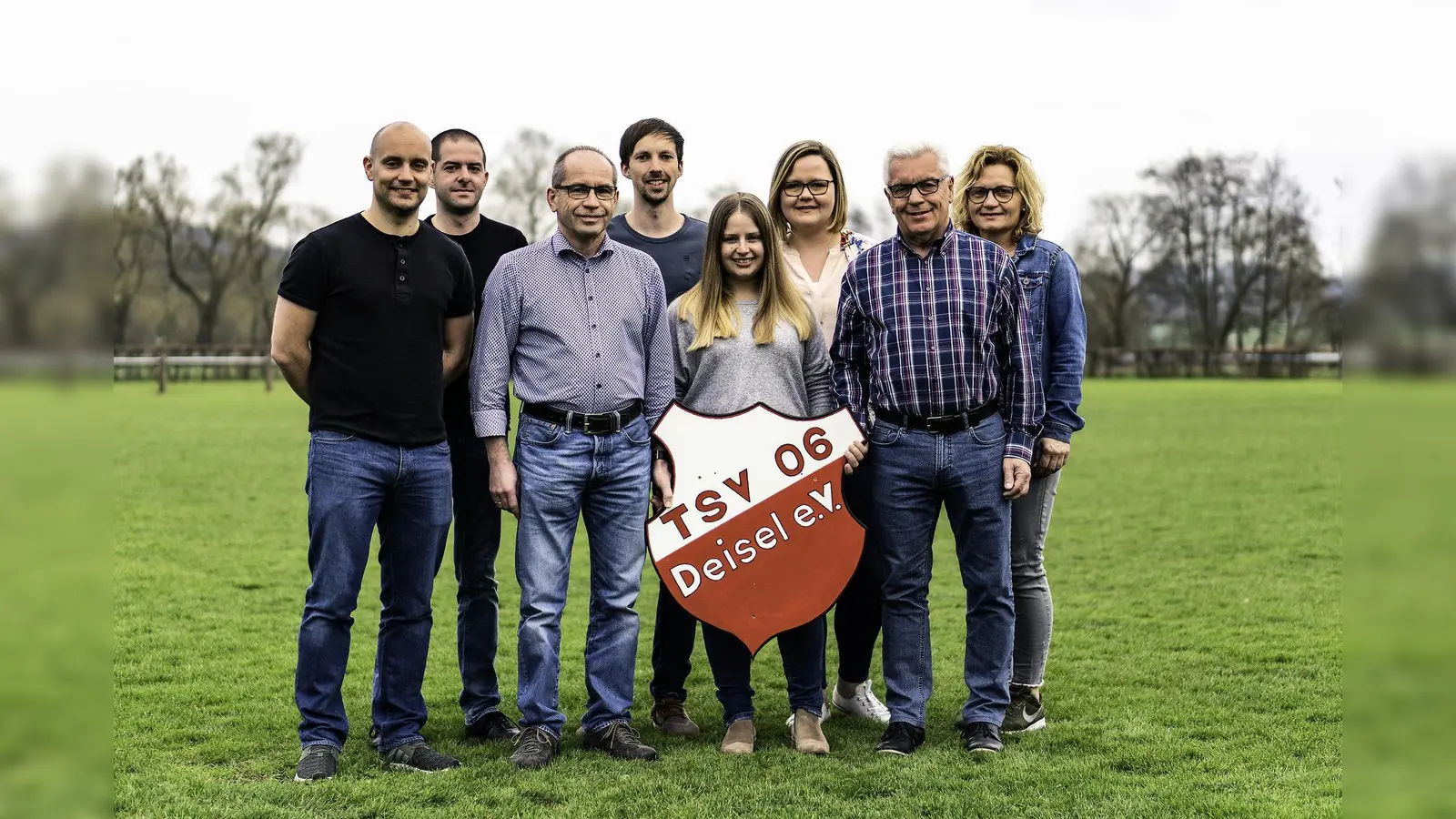 V.l.: Tim Niemeyer, Tobias Brunnert, Reiner Heere, Bastian Pühl, Doreen Köster, Nina Fremder, Bernhard Niemeyer und Heike Krull. (Foto: Foto: privat)