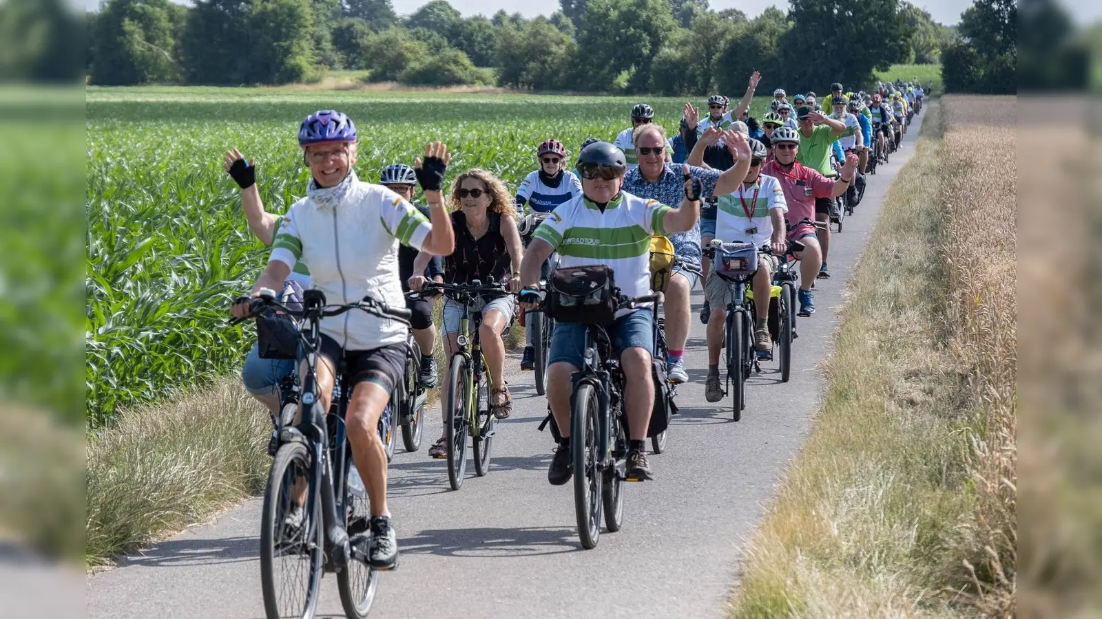 Eindruck von der NRW-Radtour aus dem letzten Jahr. (Foto: privat)