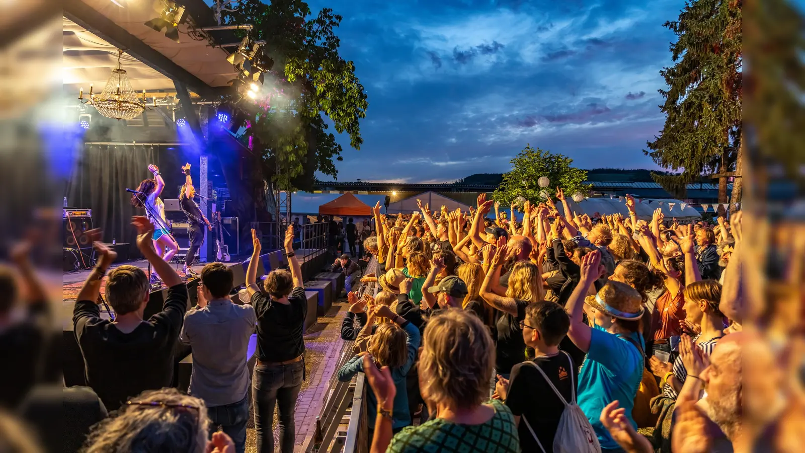 Das Publikum beim Orange Blossom Special Festival. (Foto: Peter Schickert)