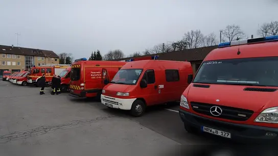 Übung der ABC-Spezialkräfte in Bielefeld. (Foto: Andreas Frewer)