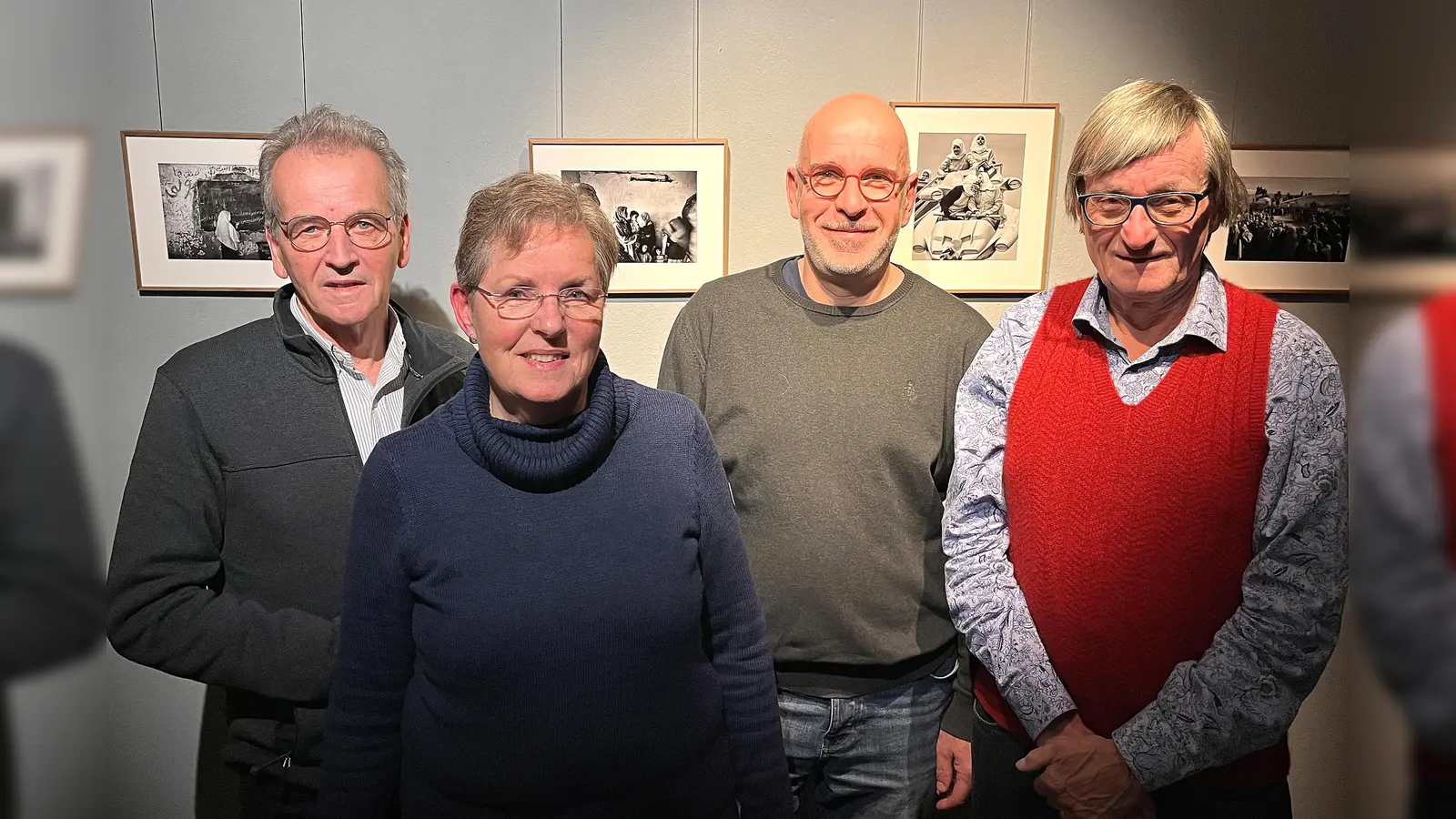 Der neu gewählte Teamvorstand des Forum Anja Niedringhaus (v.l.): Rainer Klaus, Carmen Jansen, Marc Kruse und Ludger Haferkemper. Dem Verein gehören aktuell 156 Mitglieder an. (Foto: FAN)