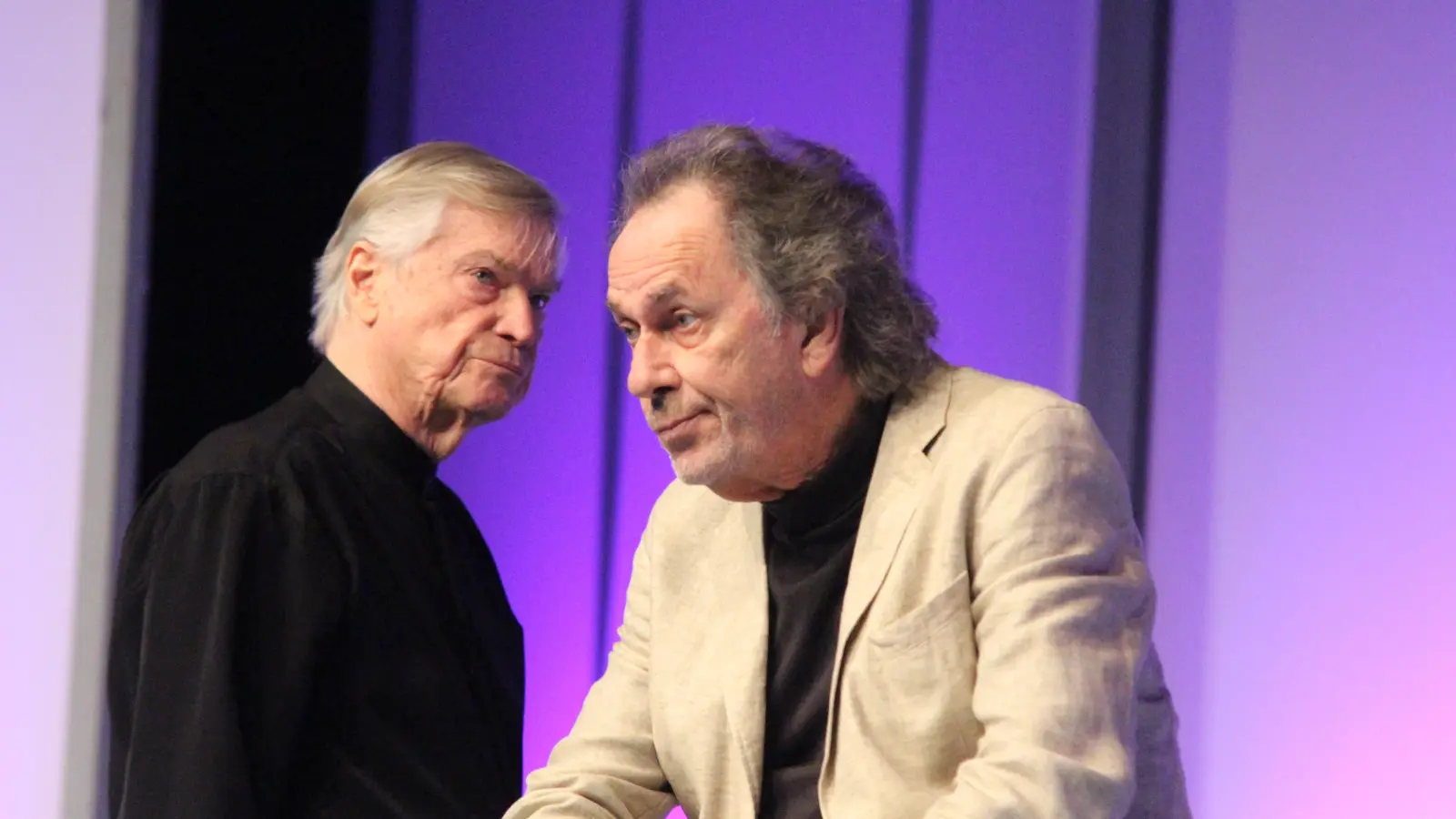 Jochen Busse (l.) und Hugo-Egon Balder (Foto: © Kulturgemeinschaft Beverungen )