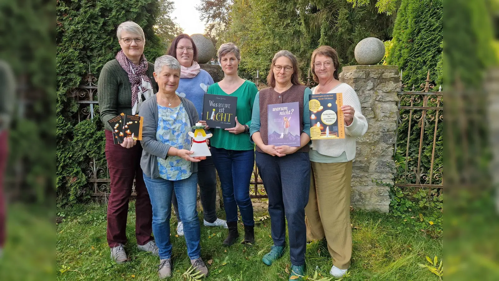  Es laden ein: (v. l.) Ursula Bußmann (Gemeindereferentin), Marie-Luise Bittger (Hospizbegleiterin), Johanna Günther (AKHD Paderborn-Höxter), Sonja Daldrup (Trauerbegleiterin), Cécile Droste (Coaching für Trauernde) und Birgit Konermann (Trauerbegleiterin) (Foto: privat)