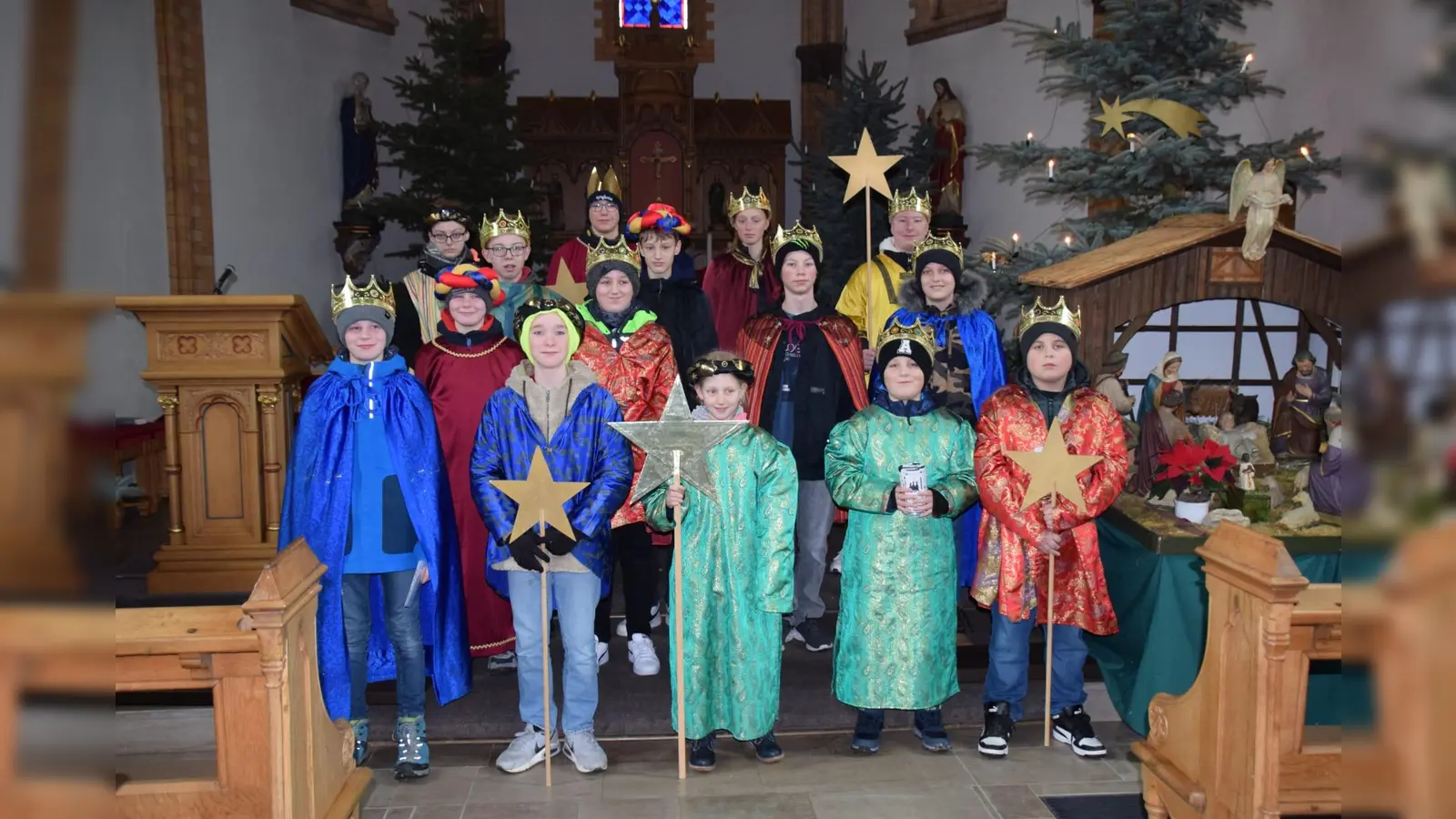 Die Sternsinger aus Haarbrück. (Foto: Elke Jost)