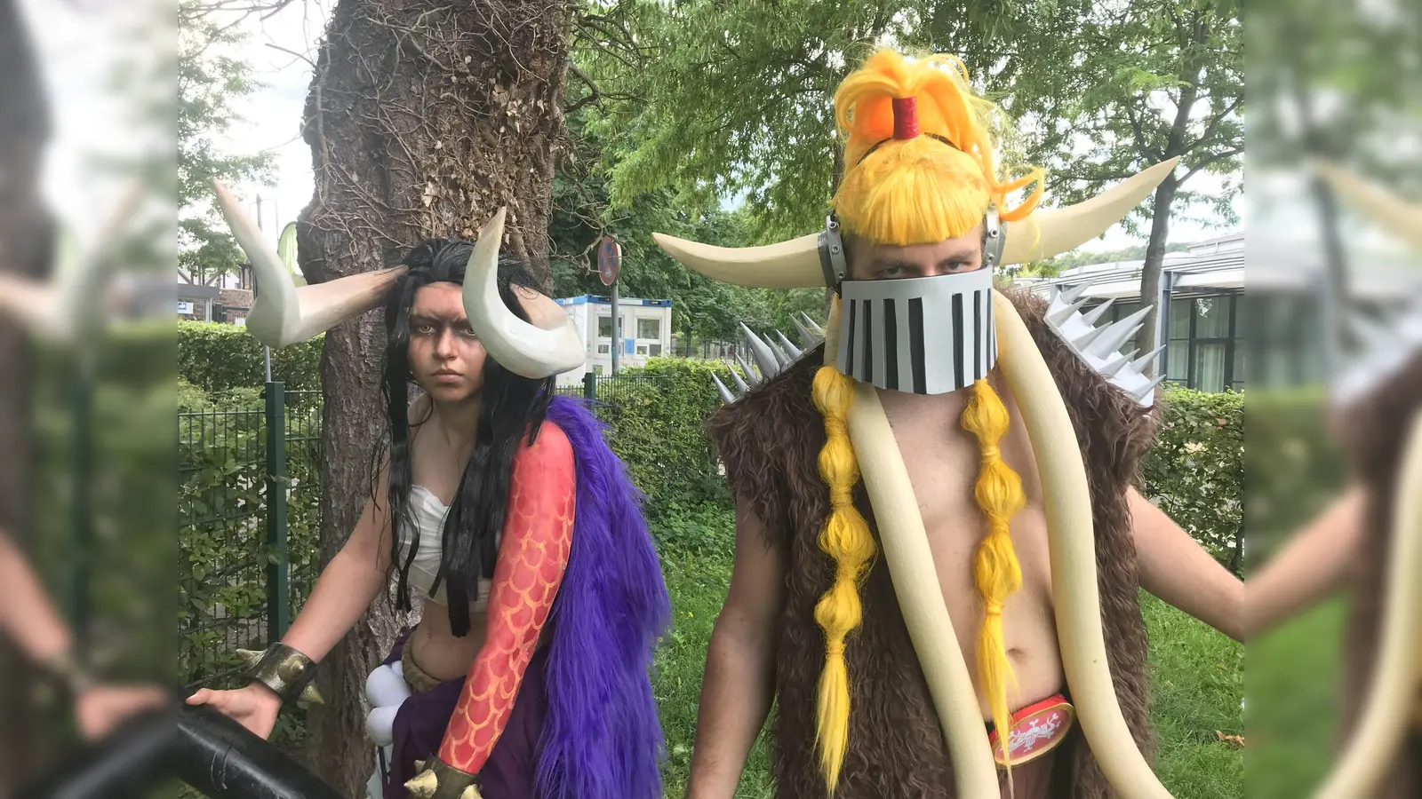 Die Sieger des letzten Cosplay-Wettbewerbs: Conner und Tara als Beast Pirates aus One Piece. (Foto: privat)