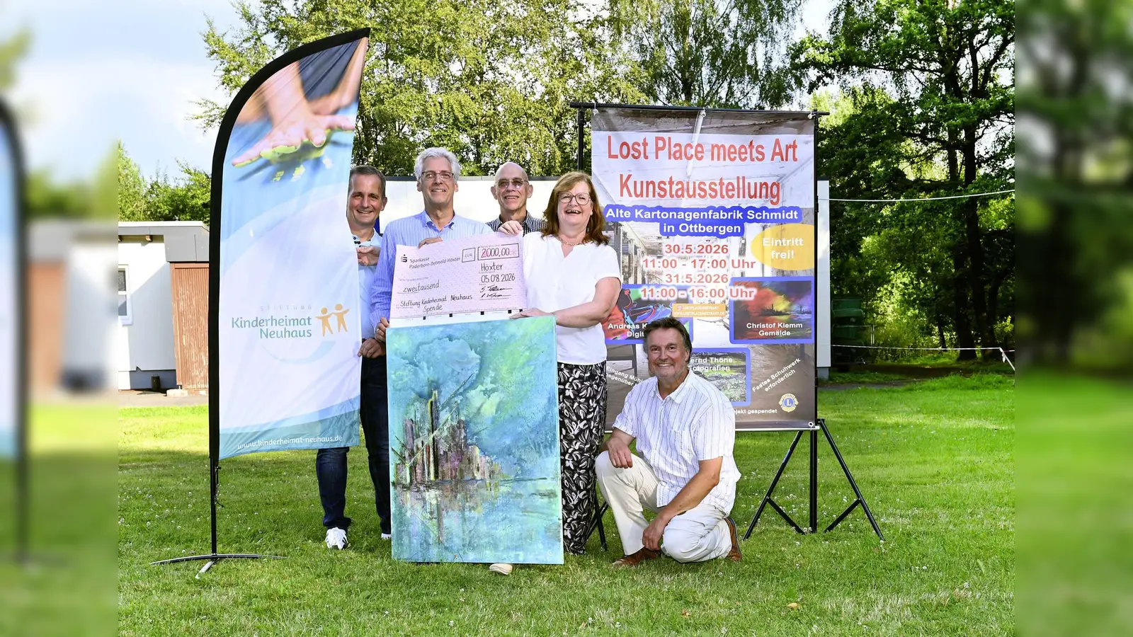 V.l.: Jörg Albers, Stefan Fellmann, Dr. Christof Klemm, Tanja Arzeus und Andreas Krukemeyer. (Foto: privat)