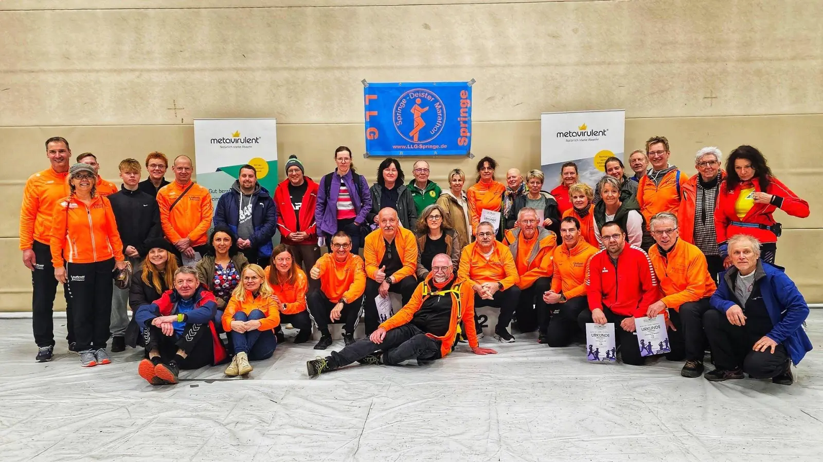 Lauftreff Hofgeismar war beim Vereinslauf mit knapp 40 Aktiven am Start. (Foto: privat)