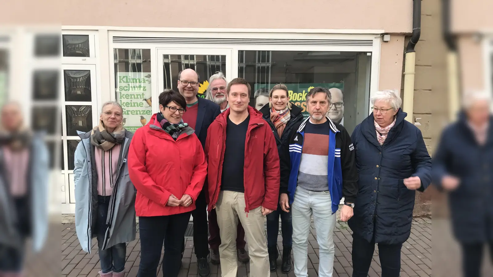 Der Kreisvorstand von Bündnis 90/Die Grünen Holzminden: (von links) Juliane Kauffmann, Juliane Kirk-Siebke, Christian Meyer, Klaus-Dieter Risch, Alexander Tietze, Anja Sonne, Gerd Henke und Ruth Horstkotte-Bald.  (Foto: : Bündnis 90/Die Grünen)