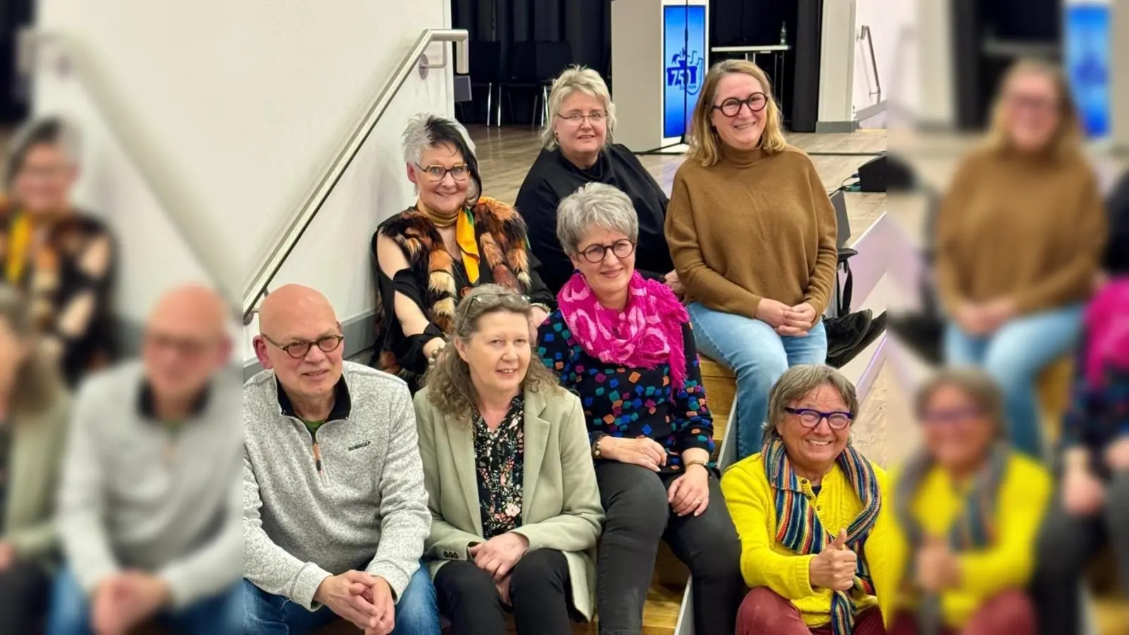 Die Künstler Antje Ovenhausen. Elisabeth Brosterhus, Sabine Diedrich, Sabine Scheuß, Sabine Tmmer, Gerd Leifels und Hans Jürgen Immand sorgen für Blickfänge. (Foto: privat)