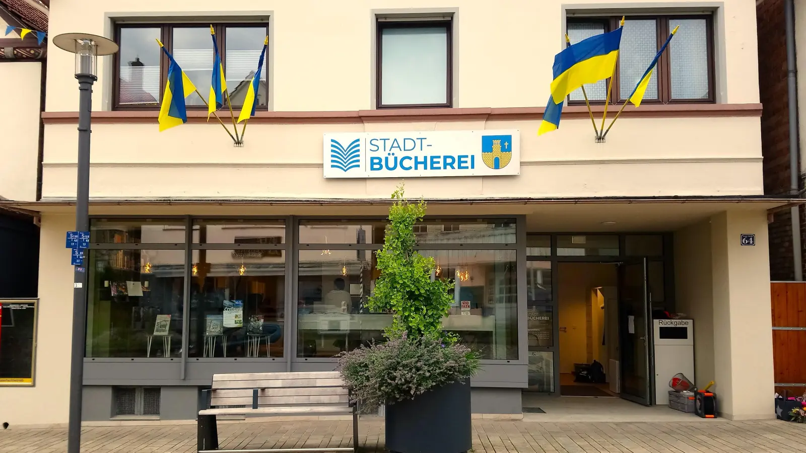 Die neue Stadtbücherei in der Langen Straße 64. (Foto: Doris Dietrich)