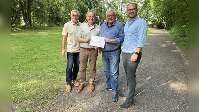 V.l.: Marktmeister Heinz Peine, Wolf-Rüdiger Mutter, Kassierer Ernst-Martin Peitz und Matthias Nolte. (Foto: privat)