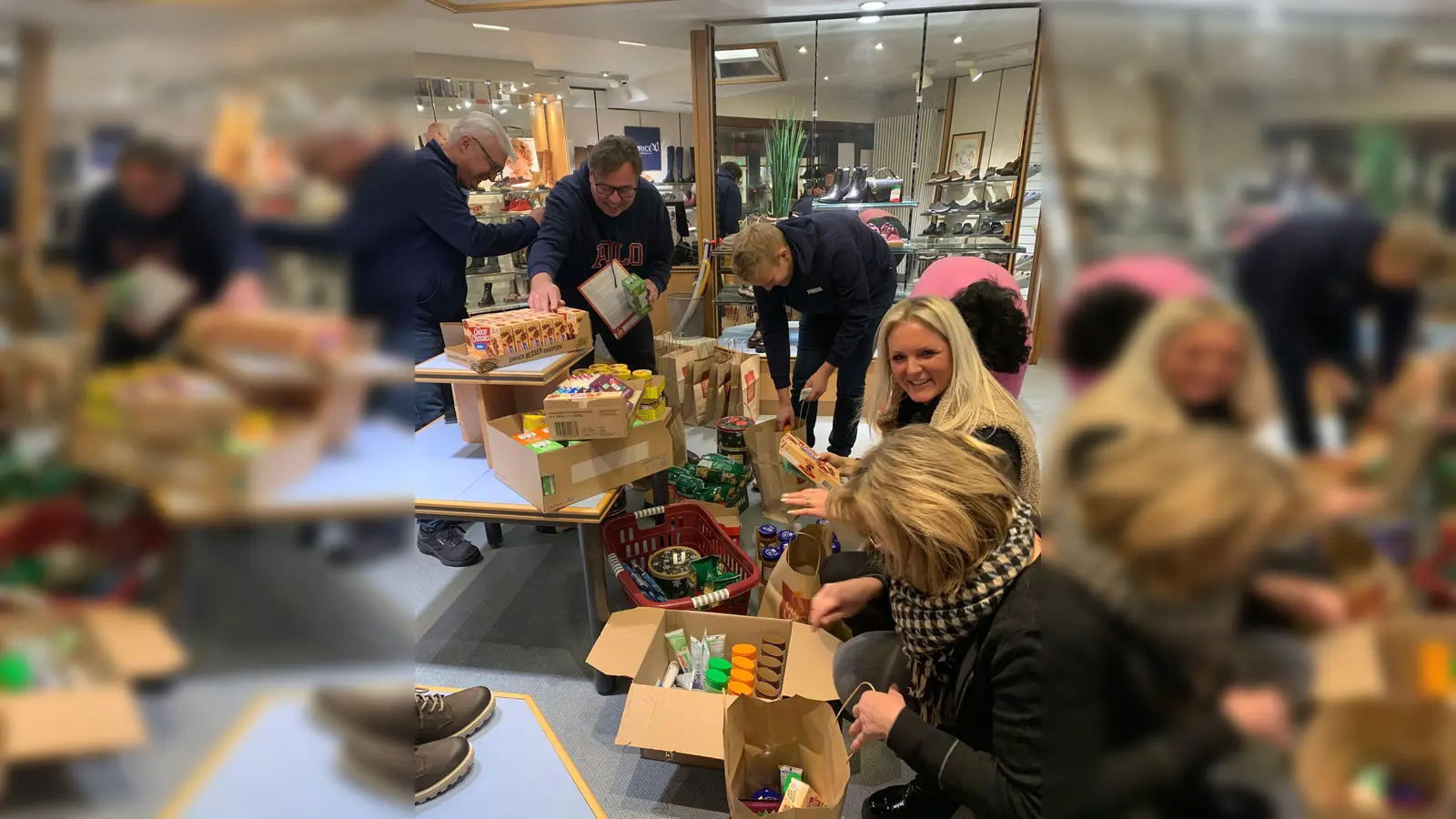 Die Mitglieder der Fraktion hatten Freude beim Packen der GlückLicht-Tüten.  (Foto: privat)