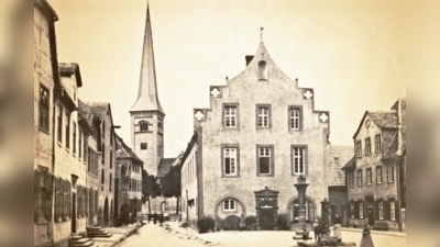 Brakeler Marktplatz um das Jahr 1900. (Foto: Stadtarchiv)