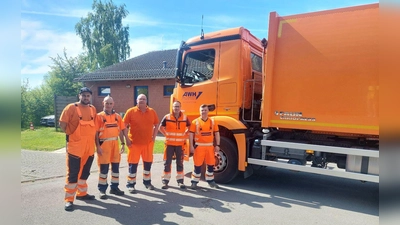 Einige tägliche Helden der AWH (v.l.): Timo Schröder, Michael Tesmann, Horst Pöschel, Marc Hesse und Hakan Beylilier. (Foto: AWH)