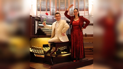 Orgel-Duo Iris und Carsten Lenz. (Foto: Carsten Lenz)