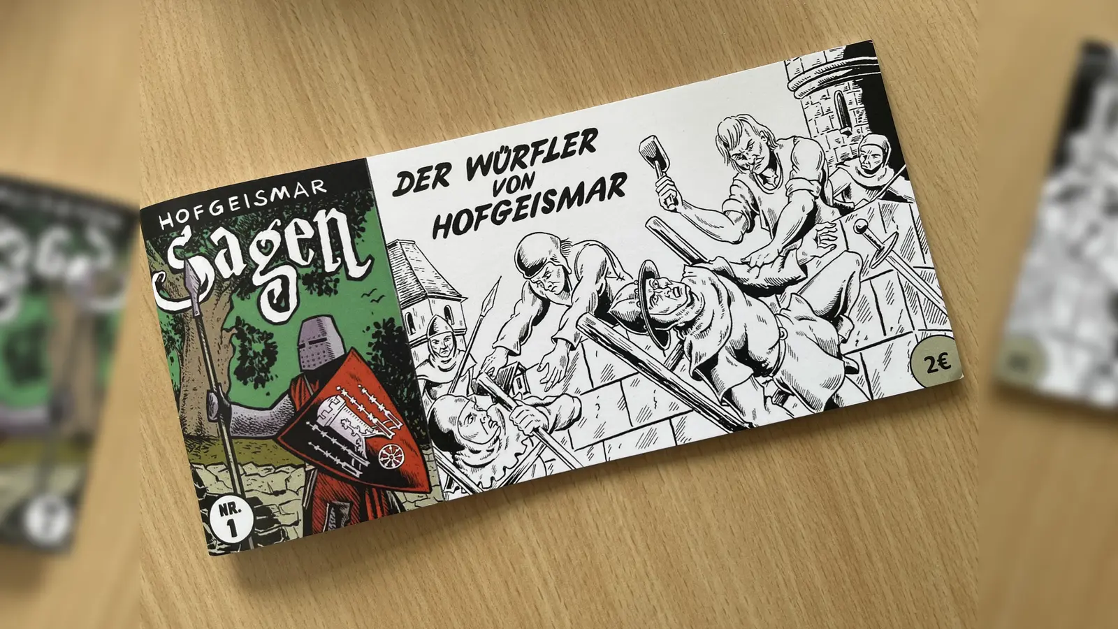 Die Würfelturm-Sage gibt es jetzt auch in Comicform. (Foto: Julia Sürder)