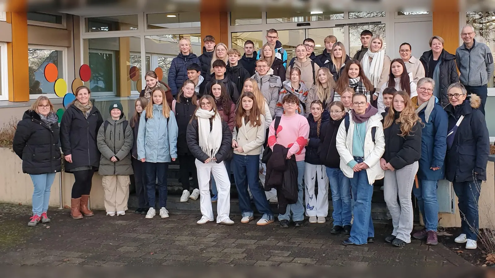 Gruppenfoto vom Frankreichaustausch. (Foto: privat)