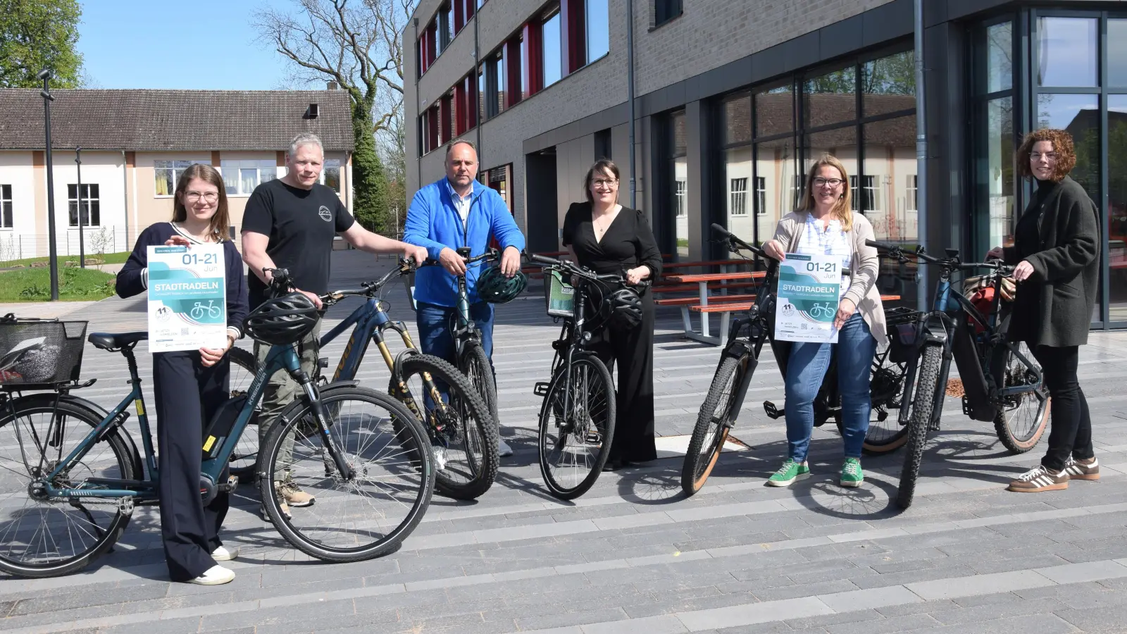 Die Akteure und Mitwirkenden des Stadtradelns freuen sich bereits auf zahlreiche Mitradler, die sich anschicken, die Kilometerzahlen vom letzten Jahr zu knacken. (Foto: Marc Otto)